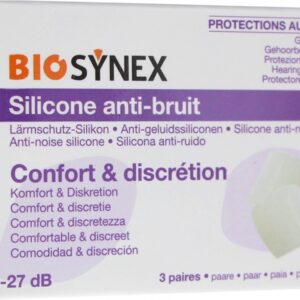 Biosynex Transparante Silicone Gehoorbescherming 3 Paar