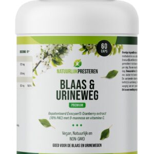 Blaas & Urineweg - Exocyan® Cranberry extract - Capsules met D-mannose - Vitamine C - 60 capsules