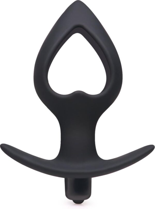 Blackdoor Collection Buttplug Vibrator - Anker Buttplug - Harten Vorm Medium - 11.5 cm - Zwart