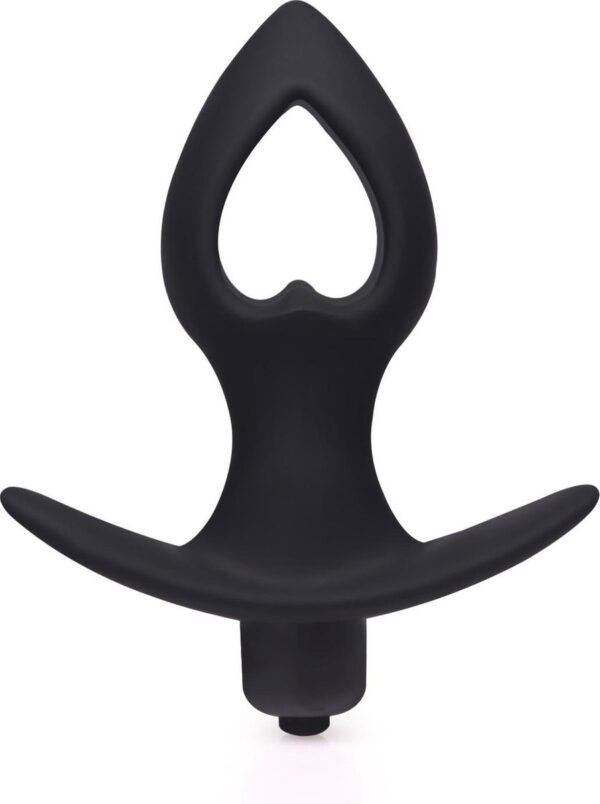 Blackdoor Collection Buttplug Vibrator - Anker Buttplug - Harten Vorm Small - 8.9 cm - Zwart