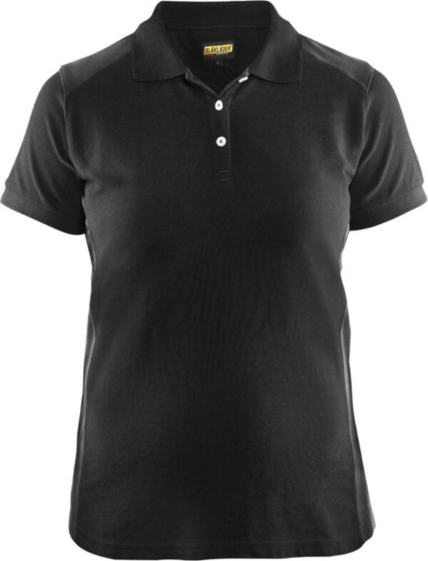 Blaklader Dames poloshirt piqué 3390-1050 - Zwart/Donkergrijs - M