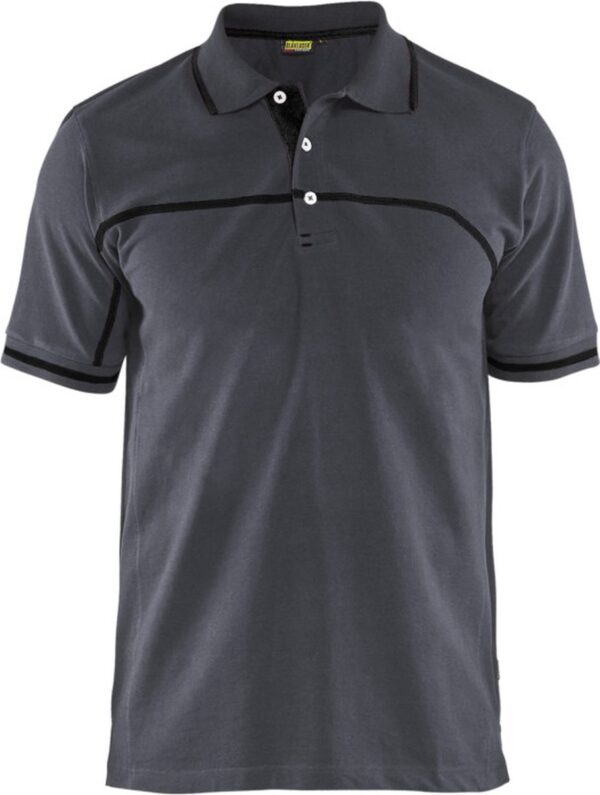 Blaklader Poloshirt 3389-1050 - Medium Grijs/Zwart - L