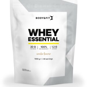Body & Fit Whey Essential - Eiwitpoeder Vanille - Proteine Poeder - Whey Protein - 40 shakes (1000 gram)