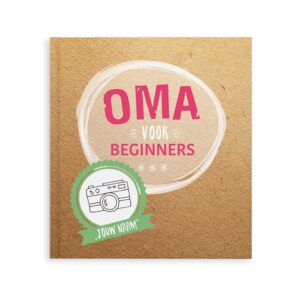 Boek met naam en foto's - Oma voor beginners (Softcover)
