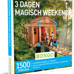 Bongo Bon - 3 Dagen Magisch Weekend Cadeaubon - Cadeaukaart cadeau voor man of vrouw | 1500 hotels en bijzondere accomodaties