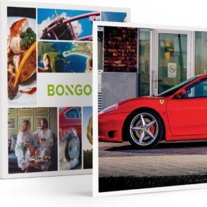 Bongo Bon - 40 minuten rijden in een Ferrari 360 Modena inclusief een aandenken Cadeaubon - Cadeaukaart cadeau voor man of vrouw | 15 spectaculaire rij-ervaringen