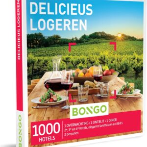 Bongo Bon - Delicieus Logeren Cadeaubon - Cadeaukaart cadeau voor man of vrouw | 1000 stijlvolle hotels