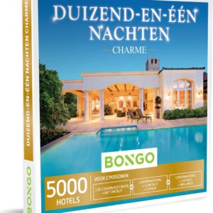 Bongo Bon - Duizend-en-één Nachten Charme Cadeaubon - Cadeaukaart cadeau voor man of vrouw | 5000 charmante hotels