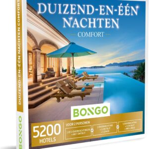 Bongo Bon - Duizend-en-één Nachten Comfort Cadeaubon - Cadeaukaart cadeau voor man of vrouw | 5200 unieke hotels: karaktervol, wellness, prachtige ligging en meer