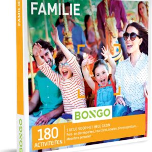Bongo Bon - Familie Cadeaubon - Cadeaukaart cadeau voor man of vrouw | 180 familie-activiteiten: avontuur, leerrijk, plezier, sportief en meer