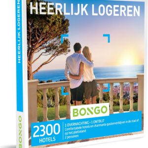 Bongo Bon - Heerlijk Logeren Cadeaubon - Cadeaukaart cadeau voor man of vrouw | 2300 sfeervolle stedelijke en landelijke hotels