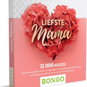 Bongo Bon - Liefste Mama Cadeaubon - Cadeaukaart cadeau voor man of vrouw | 12 000 charmeverblijven, heerlijke maaltijden, ontspanningsmomenten en sensationele belevenissen