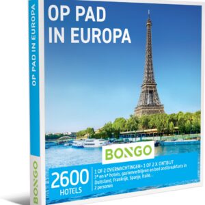 Bongo Bon - Op pad in Europa Cadeaubon - Cadeaukaart cadeau voor man of vrouw | 2600 hotels in Europa: hip en charmant, prachtige kastelen en meer