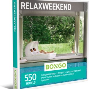 Bongo Bon - Relaxweekend Cadeaubon - Cadeaukaart cadeau voor man of vrouw | 550 hotels met spa- en wellnessfaciliteiten