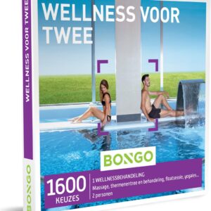 Bongo Bon - Wellness voor Twee Cadeaubon - Cadeaukaart cadeau voor man of vrouw | 1600 wellnessbehandelingen: massage, thermenbezoek, floatsessie, yogales en meer