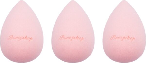 Boozyshop ® Make up Spons - Beauty Blender - Lichtroze - 3-Pack - Blending Sponge - Make up applicator - Latexvrij