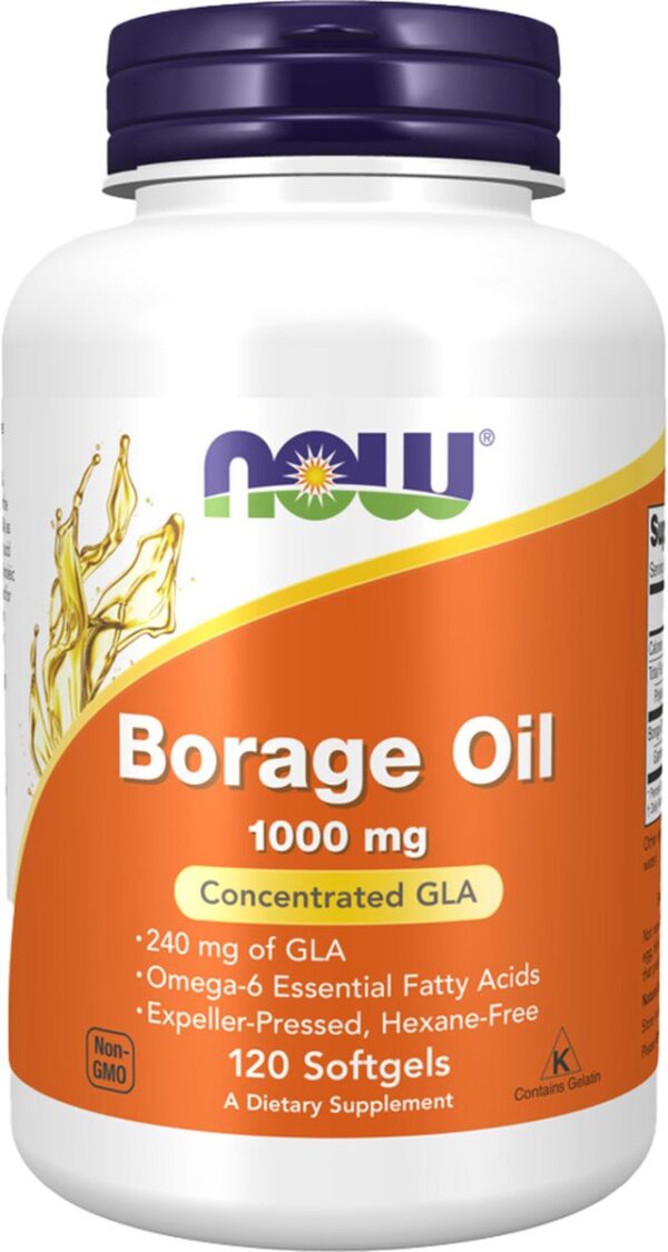 Borage-olie 1000 mg softgels (60 softgels)