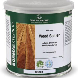 Borma Wachs Houtsealer Wood sealer op waterbasis kleurloos / onbehandeld effect 750ml