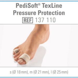 Bort Pedisoft Texline drukbescherming foam tube, 137110, 3 stuks, S: 18 cm