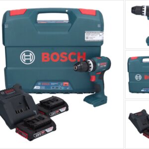Bosch Professional GSB 18V-45 Accu Klop-/Schroefboormachine 18V 2.0Ah in Koffer - 06019K3302
