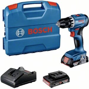 Bosch Professional GSR 18V-45 Accu Schroefboormachine 18V 2.0Ah in L-Case - 06019K3202