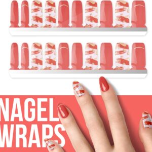 By Emily - Nagel wrap - Paint & Gold | 20 stickers | Nail wrap | Nail art | Trendy | Design | Nagellakvrij | Eenvoudig | Nagel wrap | Nagel stickers | Folie | Zelfklevend | Sjablonen