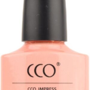 CCO kleur Peach Fuzz 10021 - GlitterOranjeRood - Dekkende kleur - 7.3ml - Vegan