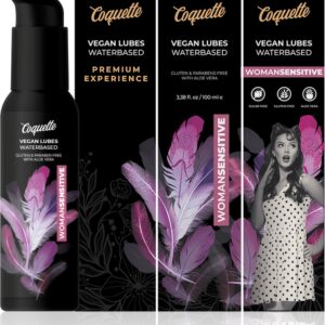 COQUETTE COSMETICS | Coquette Premium Experience - 100ml Vegan Lubricant - Womansensitive | Glijmiddel | Vrouw Clitoris Stimulator | Durex Glijmiddel | Glijmiddel Waterbasis