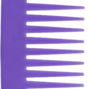 Cabantis Brede Kam 20 Tanden - Styling Tool - Wide Tooth Comb - Kapper Kam - Haar Accessoire - Paars
