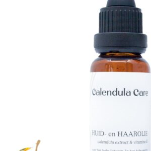Calendula Care - Huid en Haarolie - Gezichtsreiniger - Make-up Remover - Babyolie - Alle huidtypes - Calendula extract & vitamine E - 100% Biologisch & Natuurlijk - Parfumvrij