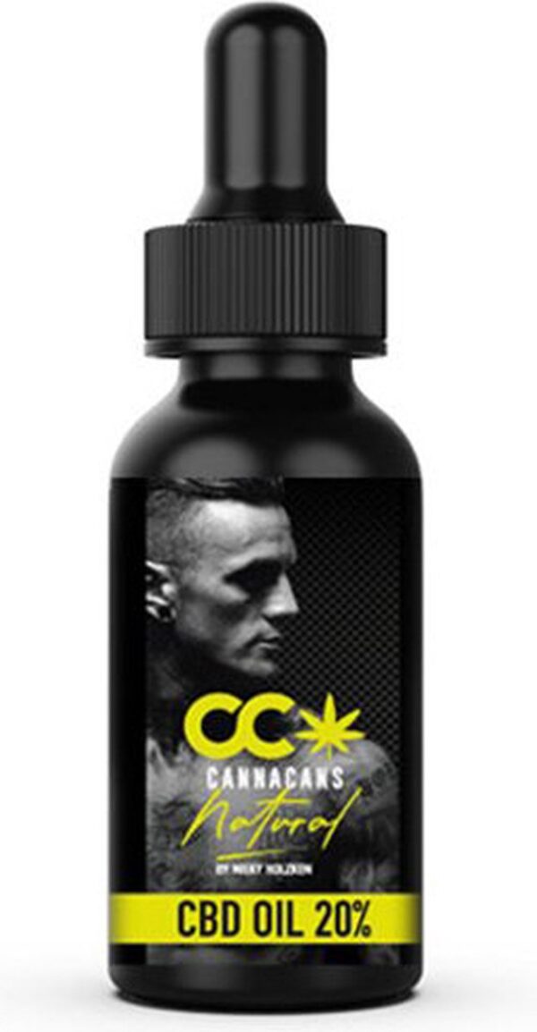 CannaCans x Natural by Nieky Holzken® CBD Olie 20% - Bio Oil - Vegan - 2000MG CBD - 10ML