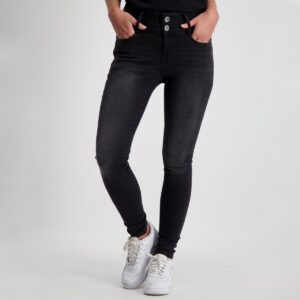 Cars Jeans Amazing Super skinny Jeans - Dames - Black Used - (maat: 28)