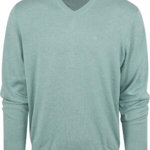 Casa Moda - Pullover V-Hals Mintgroen - Heren - Maat 3XL - Regular-fit