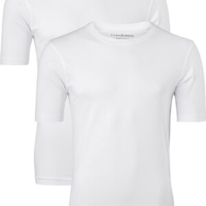 Casa Moda T-shirts (2-Pack) - O-neck - wit - Maat M