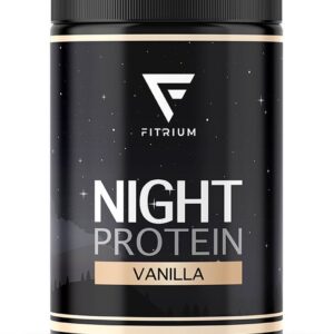 Caseïne Eiwitpoeder Vanille - Night Protein - Fitrium - 1000 gram - 33 Shakes