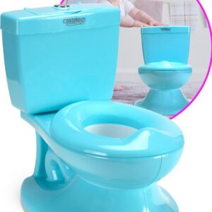 Casteleyn® - Plaspotje - Potje peuter - WC potje - Toilettrainer - Kindertoilet - Met geluid - Inclusief beloningsstickers - tot 21KG - Blauw - Jongen