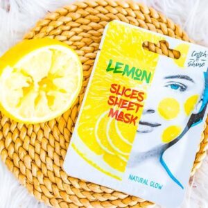 Catch & Shine Slices sheet mask Lemon x2