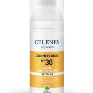 Celenes by Sweden Herbal Sun Dry Touch SPF30 - 50ml - Zonnebrandcrème voor Alle Huidtypes - Zonnebrand - Zonnebrandcrème voor Alle Huidtypes