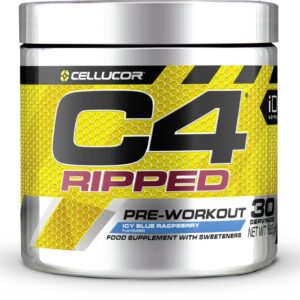 Cellucor C4 Ripped Pre-Workout - 30 Doseringen - Icy Blue Razz