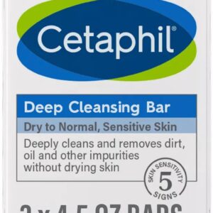 Cetaphil Deep Cleansing Bar Soap - Zeep - 3 stuks