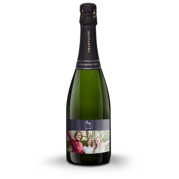 Champagne met bedrukt etiket - René Schloesser (750ml)