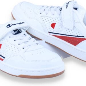 Champion JR Delray Velcro Low Wit-Rood