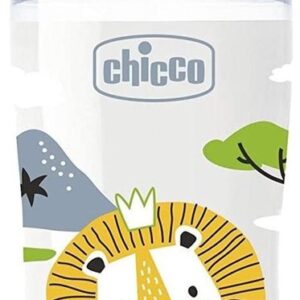 Chicco Zuigfles 250 Ml Polymeer/siliconen Grijs/transparant