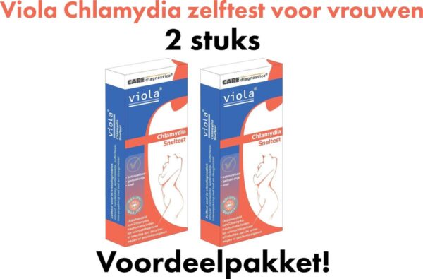 Chlamydia zelftest 2 st| Viola Chlamydiatest (vrouw) | Thuistest| Zelftest