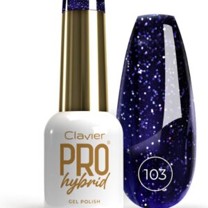 Clavier Pro Hybrid Gellak Feel The Blues Paars Glitter - 103