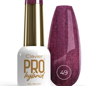 Clavier Pro Hybrid Gellak Red Ahead Glitter Rood - 49