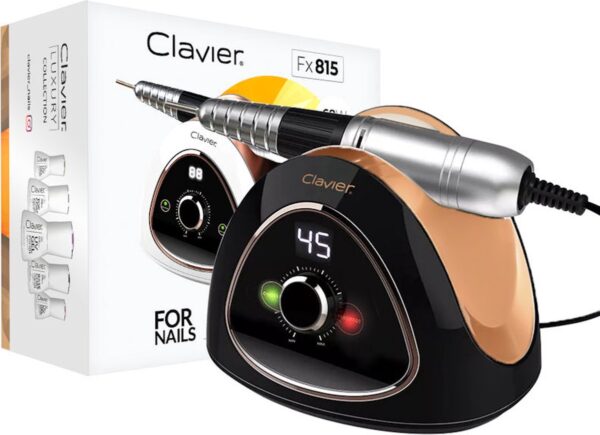 Clavier Professionele Nagelfrees Machine Voor Manicure & Pedicure 68W. FX 815 ZWART