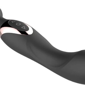 Clitoris Stimulator - Vibrators voor Vrouwen - Dildo Vibrator - Sex Toys voor Vrouwen - Zuiger - Zwart met Wit