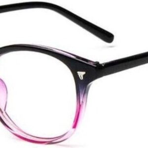 Computerbril - Game Bril - Bril Tegen Blauwlicht - Vintage - Zwart met roze