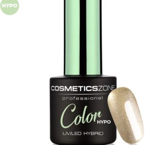Cosmetics Zone Hypoallergene UV/LED Hybrid Gellak 7ml. Glitter Gold 093